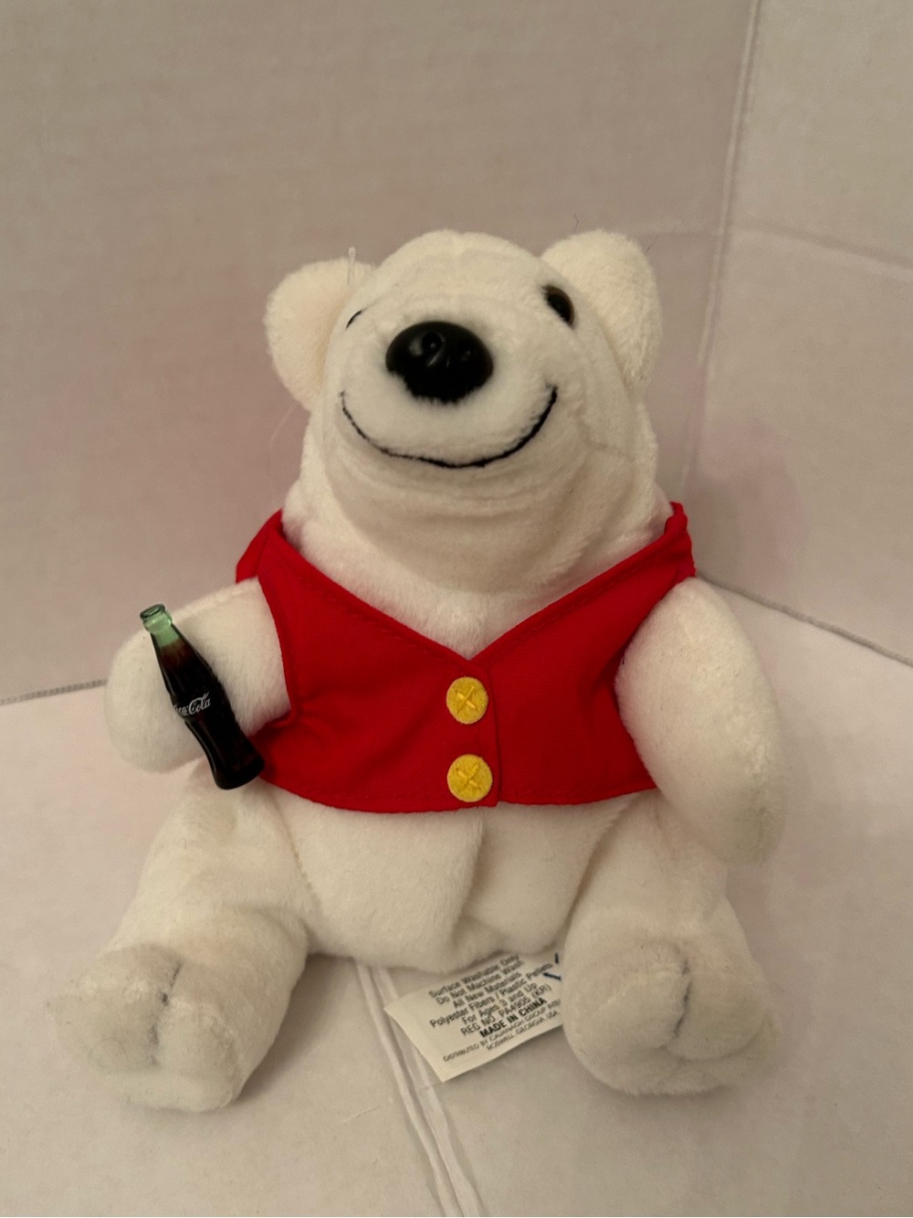 McDonald’s Coca Cola White Polar Bear Plush - 1998 WORLDWIDE
CONVENTION plush